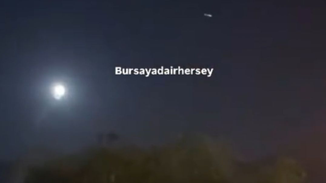 Bursa'da gökyüzünde esrarengiz cisim!