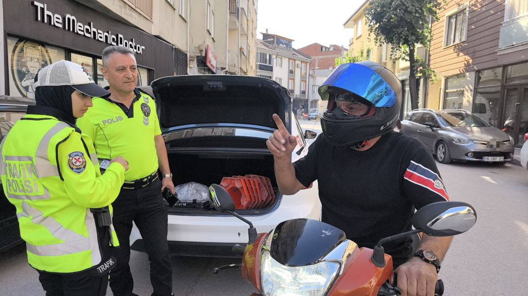 Bursa'da 10 kez kask cezası aldı... Kask taktığı gün kaza yaptı