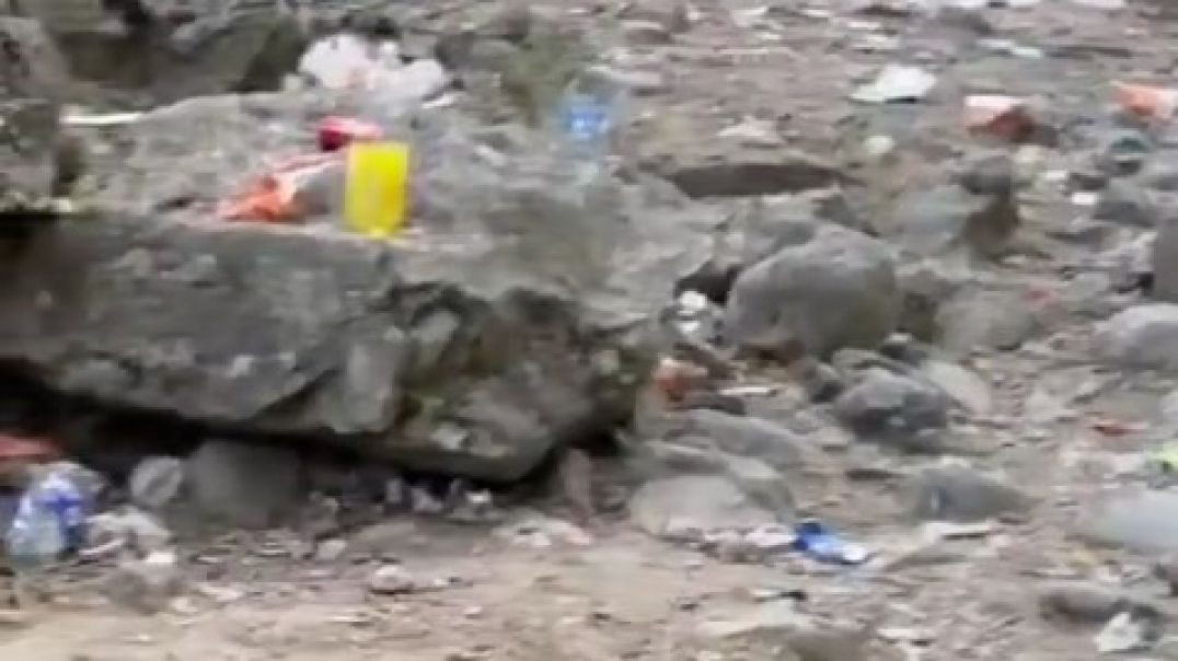 Bursa'nın doğa harikası Narlıdere Şelalesi'ni çöplüğe çevirdi