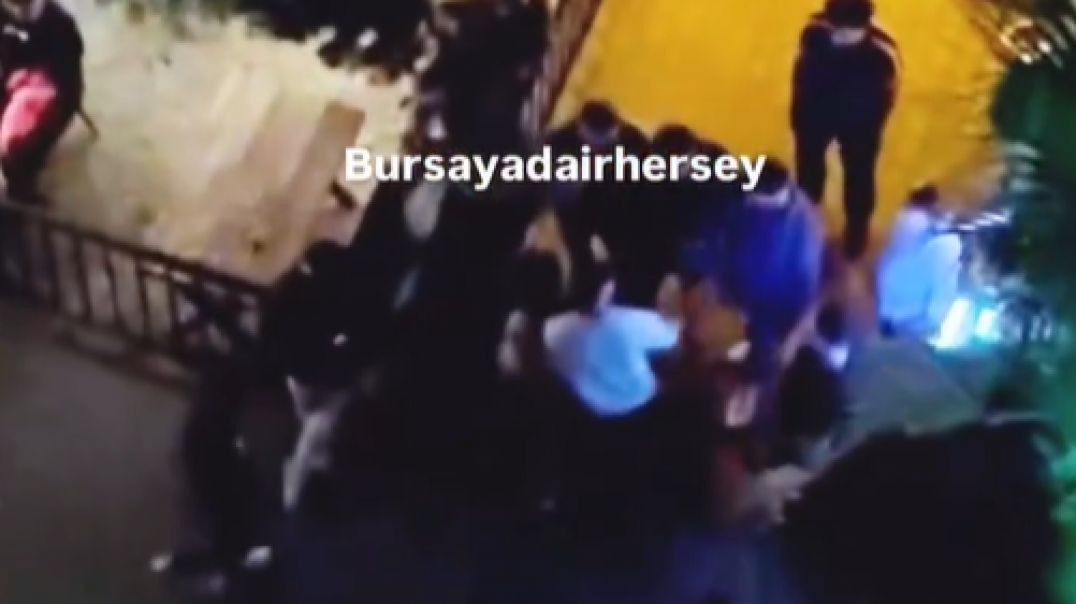 Bursa'da taşkınlık çıkaran müşteriye meydan dayağı!