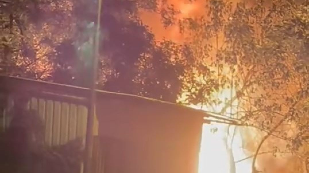Bursa'da serinlemek için gittiler alevlerle burun buruna geldiler