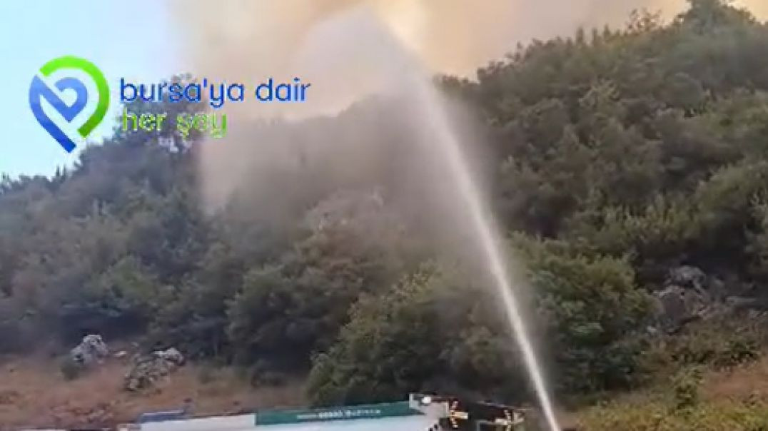 Bursa’da alevlerle canı pahasına mücadele: Tarım A.Ş. ekipleri yangın sahasında!