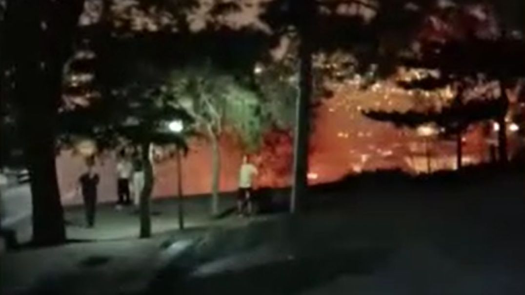 Bursa Tophane’de havai fişekle yangına neden olan 4 şahıs gözaltında!