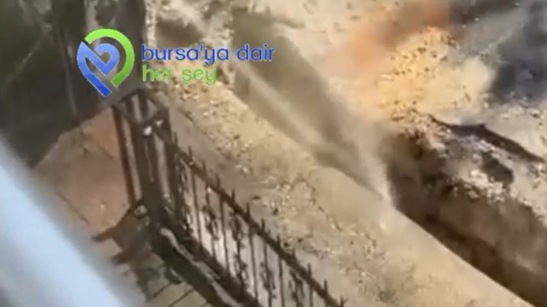 Bursa'da doğalgaz borusunun patlaması mahalleyi havaya uçuracaktı!