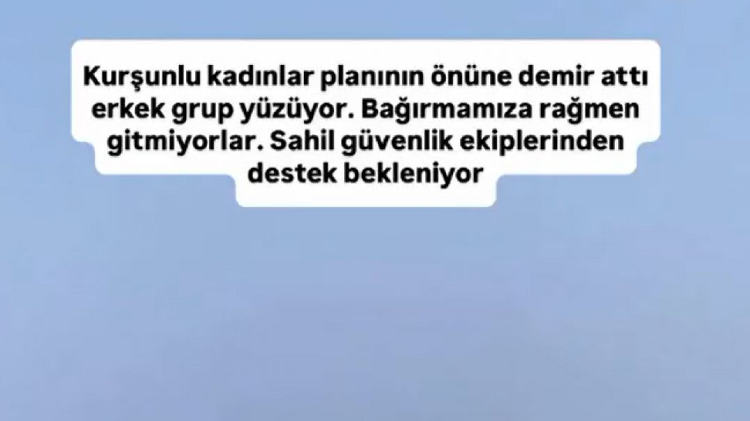 Kurşunlu Kadınlar Plajı'na tekneyle gelen erkek grup uyarılara aldırmadı!