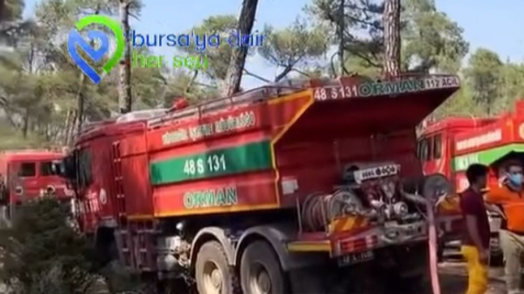 Bursa Harmancık'ta maden çevresinde tekrar yangın çıktı! - 2
