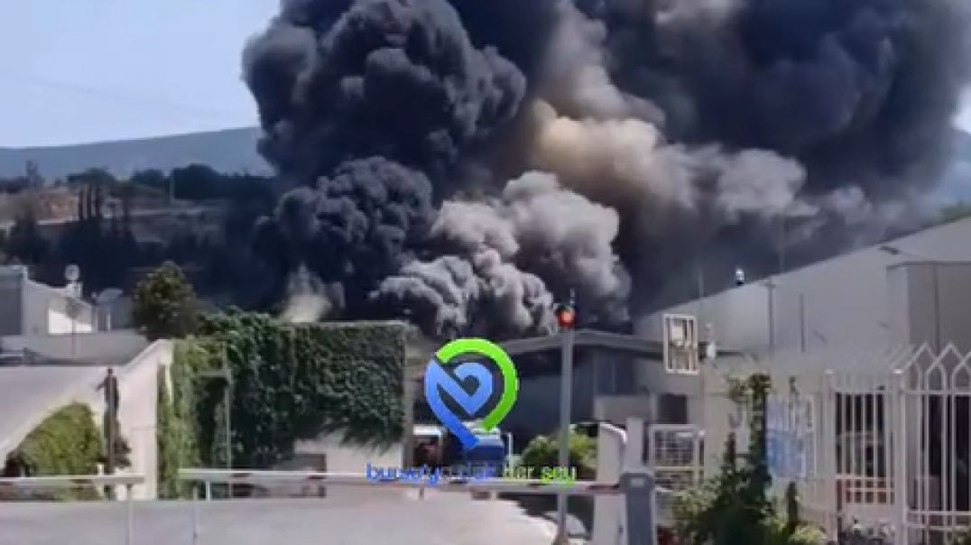 Bursa Hasanağa'da fabrika yangını!