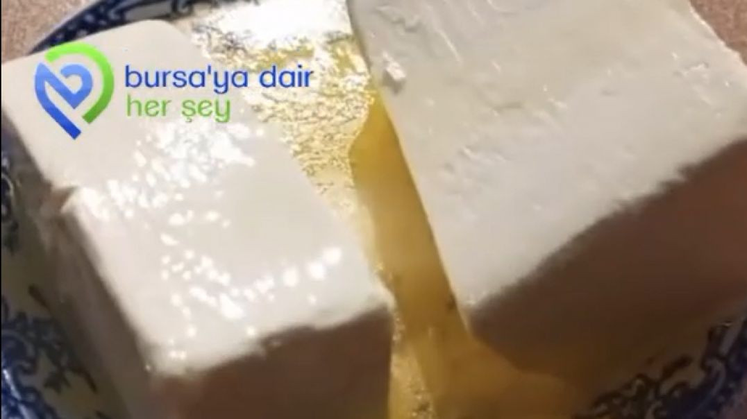 Buzlu tereyağı Bursa sıcağına dayanamadı: Ocakta eritilmiş gibi eridi!