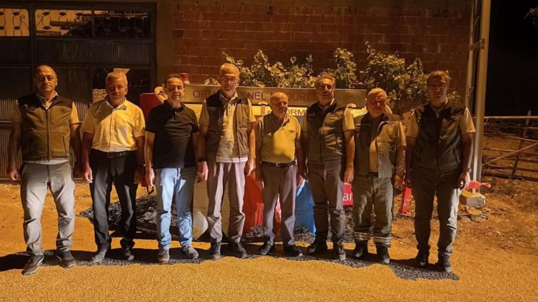 Patlak tekeriyle Harmancık yangınına koşmuştu: Orman Genel Müdürü tanker hediye etti