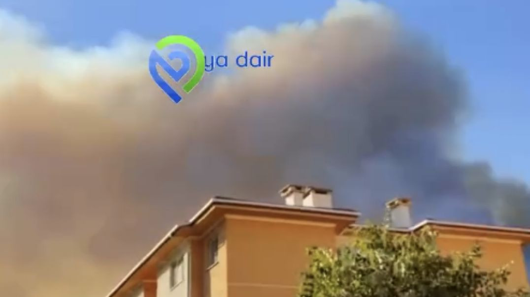 Bursa Gürsu'daki orman yangını TOKİ konutlarına doğru ilerliyor!
