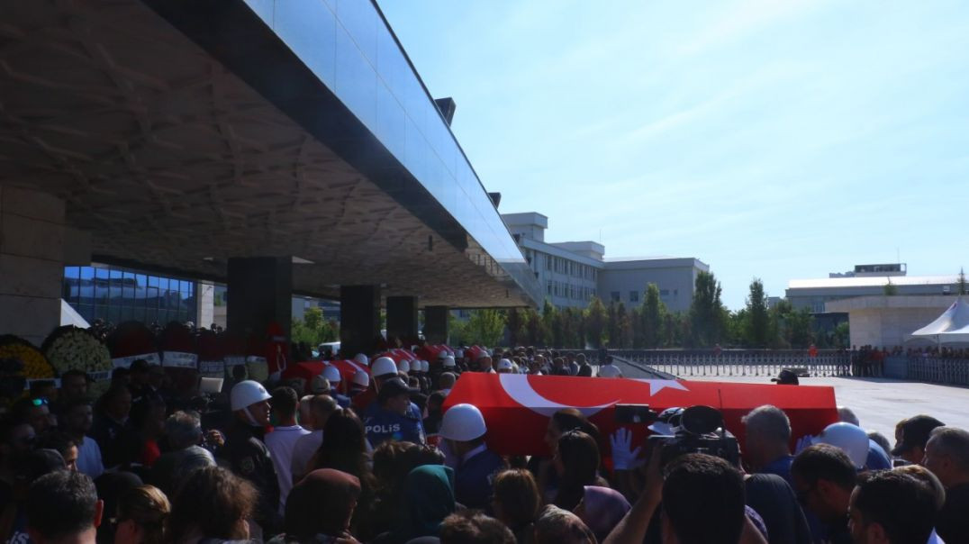 Orman yangınında şehit olan 5 AKUT gönüllüsüne acı veda