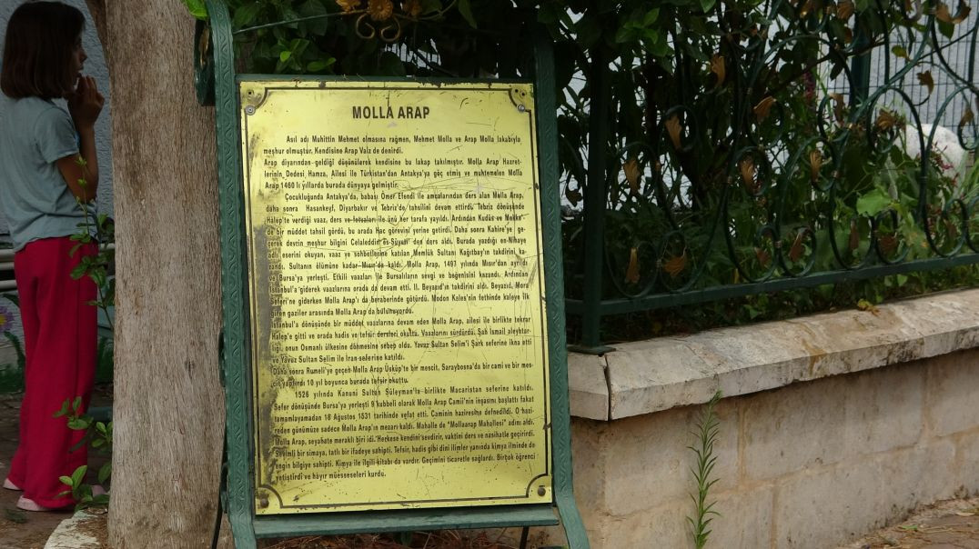 Osmanlı’nın büyük alimi Molla Arap’ın mezarı yalnızlığa terk edildi